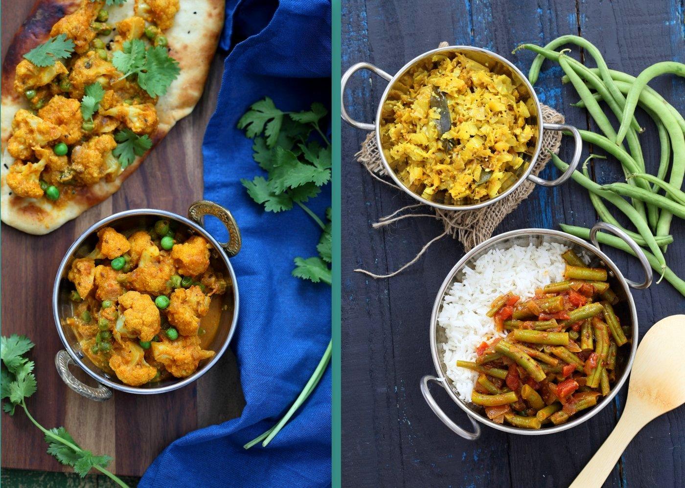 Pitzn's Indian Kitchen Veggie Sides Chapter