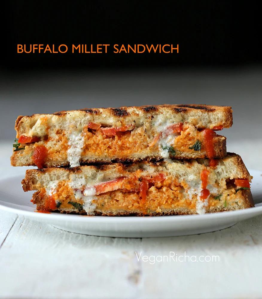 This Vegan White Sandwich Bread Recipe is super easy, with 5 ingredients and comes out perfect every time. | VeganRicha.com