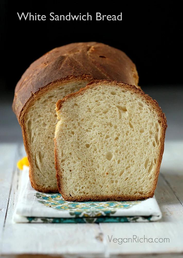 Vegan White Sandwich Bread Recipe