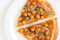 Golden Harvest Chickpea Pumpkin Pizza