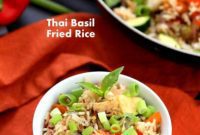 Aromatic Thai Basil Plant-Based Fried Rice