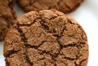 Chewy One-Bowl Giant Molasses Cookies