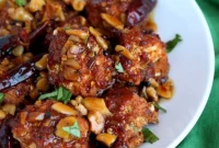 Fiery Kung Pao Cauliflower Bites