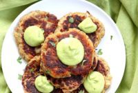 Boxty Irish Potato Cakes with Avocado Basil Ranch