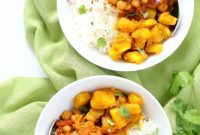 Aromatic Chickpea Curry with Golden Spiced Potatoes