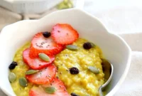 Golden Turmeric Steel Cut Oats