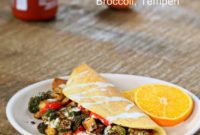 Savory Lentil Mung Bean Dal Chilla with Blackened Vegetables