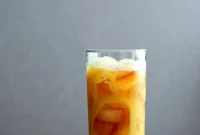 Aromatic Golden Iced Tea