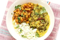 Hariyali Spiced Lentil and Chard Soup