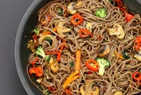 Plant-Based Soba Lo Mein