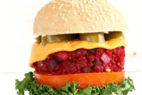 Hearty Beet & Bean Millet Burger