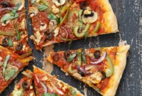Effortless Vegan Vegetable Pizza with 20 Minute Crust