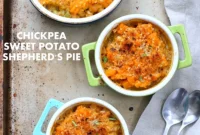 Hearty Vegan Chickpea and Sweet Potato Shepherd’s Pie