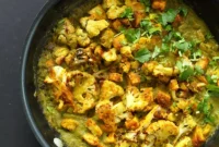 Verdant Masala Tofu Cauliflower Curry