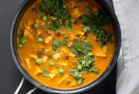 Silky Blender Tofu Matar Masala