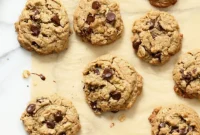 Effortless One-Bowl Oatmeal Chocolate Chip Sunbutter Cookies