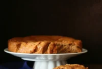 Plant-Based Apple Spice Cake with Golden Salted Caramel