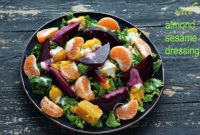 Plant-Powered Roasted Acorn & Beet Salad: Zesty Satsuma, Kale, and Almond Sesame Dressing (Gluten-Free, Vegan)