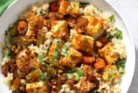 Grilled Tofu and Vegetable Power Bowl