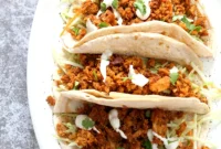 Plant-Powered Tacos: Mango BBQ Soy Curls or Jackfruit