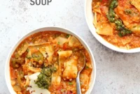 Plant-Based Instant Pot Lasagna Soup