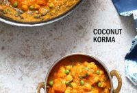 Vegan Coconut Korma with Cauliflower, Potato, and Chickpeas