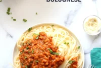 Savory Lentil Ragu Spaghetti