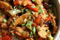Crispy Vegan General Tso’s Soy Curls