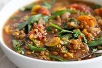 Easy Vegan Lentil Soup Instant Pot or Stovetop
