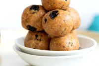 No-Bake Vegan Grain-Free Blueberry Muffin Bites