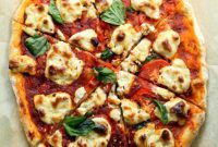 Delicious Vegan Margherita Pizza with Homemade Cashew Mozzarella
