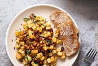 Smoky Golden Chickpea Scramble
