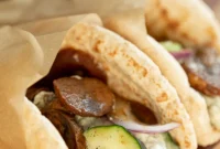Earthy Mushroom Gyros & Zesty Tzatziki