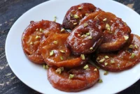Diwali’s Vegan Apple Fritter Delight Saffron-Infused and Creamy