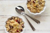 Vegan Diwali Delight Cranberry Cashew Semolina Halwa