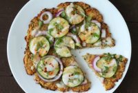 Wholesome Gobi Paratha Pizza with Cooling Cucumber Raita