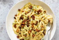 Velvety Vegan Butternut Carbonara