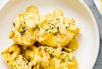 Creamy Vegan Butternut Squash Alfredo Shells with Tofu Ricotta