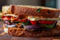 Mediterranean Grilled Veggie with Sun-Kissed Tomato & Basil Pesto