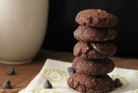 Rich Vegan Dark Chocolate Cookies