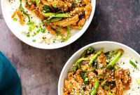 Glazed Sesame Shallot Soy Curl Stir Fry