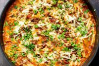 Hearty Vegan Skillet Lasagna