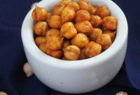 Golden Spicy Sprouted Chickpeas