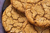 Plant-Based Almond Flour Ginger Molasses Cookies