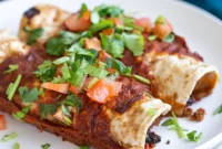 Plant-Powered Enchiladas: Zesty Cauliflower-Bean Filling & Homemade Sauce