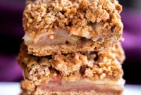 Plant-Based Apple Crumble Bars