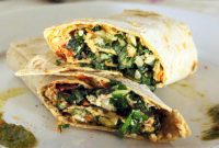 Rainbow Veggie Wraps with Sun-Kissed Tomato Chutney