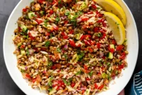 Vibrant Lentil Orzo Bowl