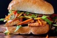 Spicy Gochujang Tofu Sandwich