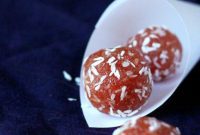 Naturally Pink Coconut Bliss Balls Beet and Orange Vegan Gluten-Free